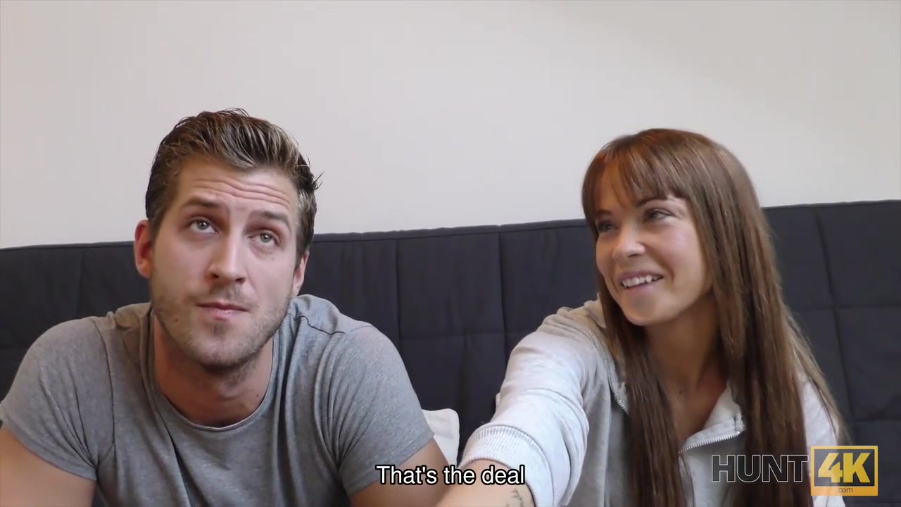 HUNT4K. Tricky guy fucks for cash hot chick who needed accommodation