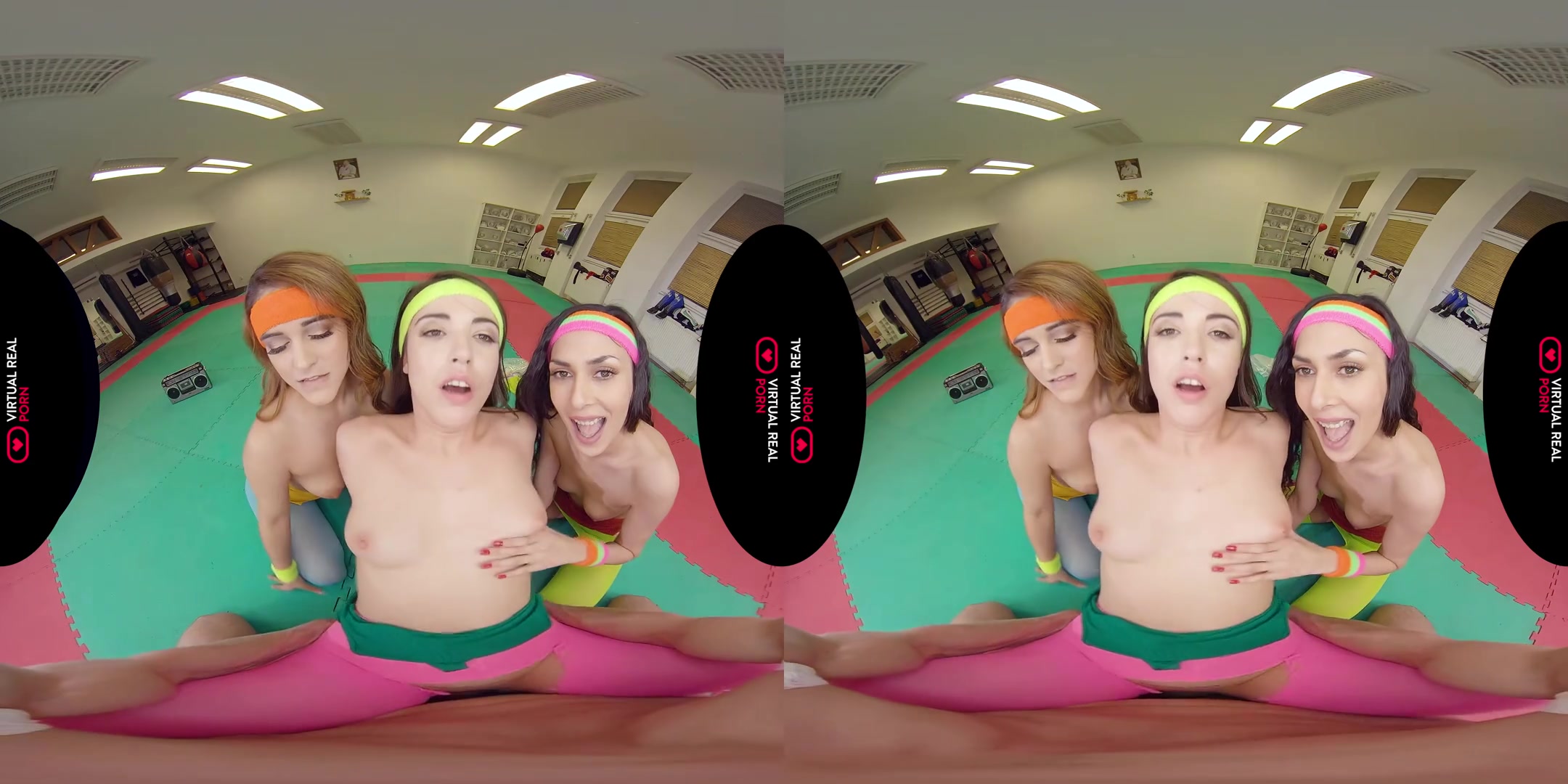 In The Back Of Aerobics - FFFM Orgy With Hot Pornstars