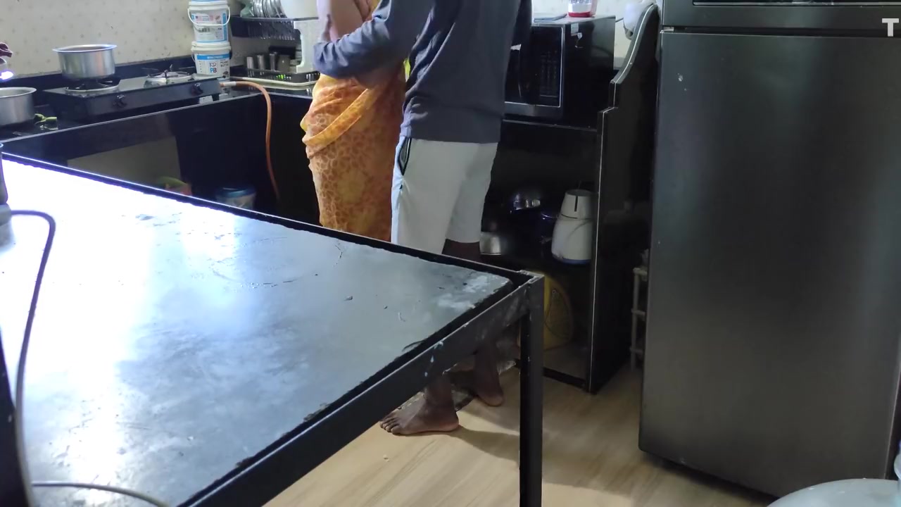 Kitchen Sex After The Marriage