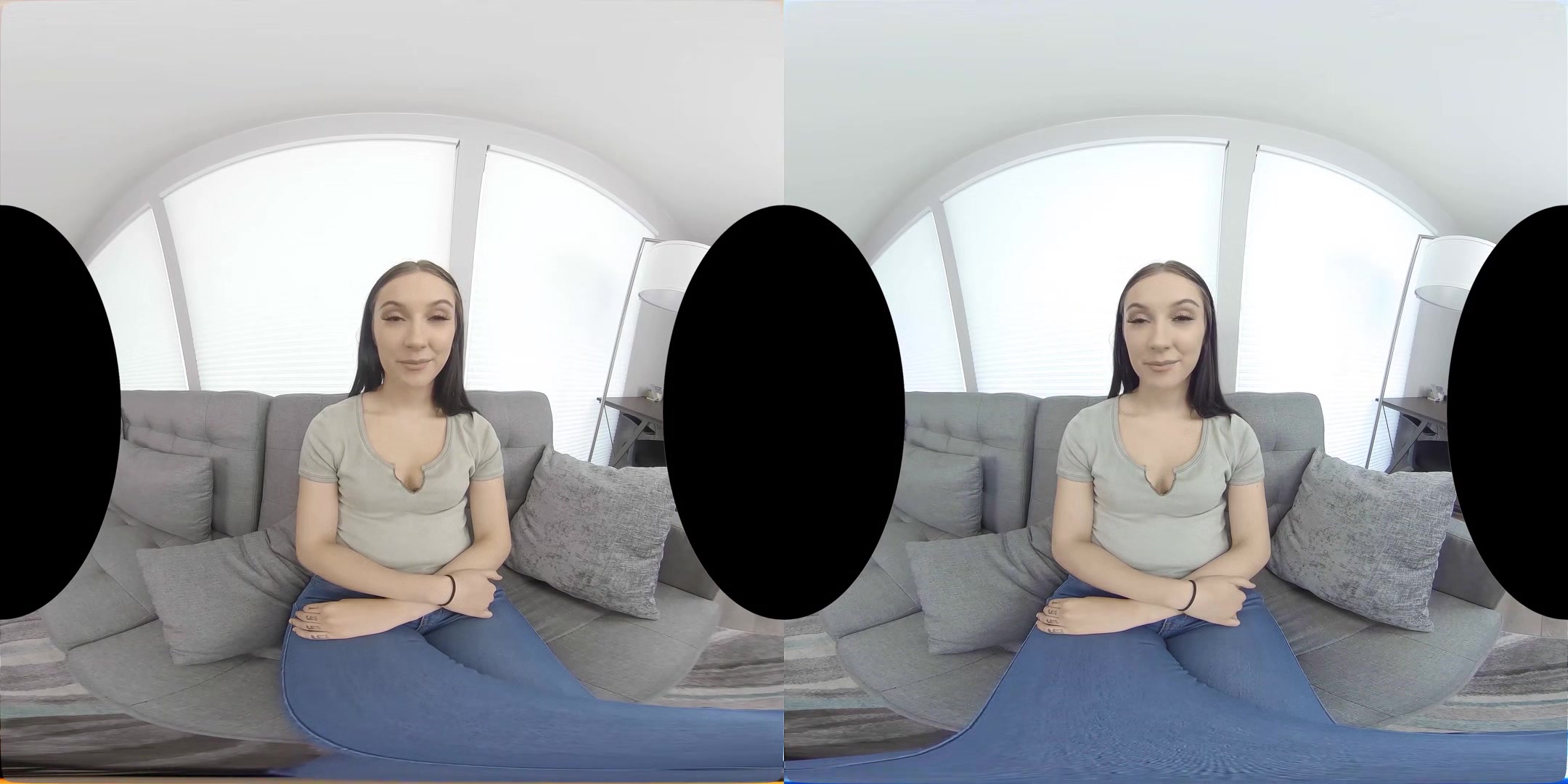VRHUSH Jazmin Luv creampied on her first casting experience