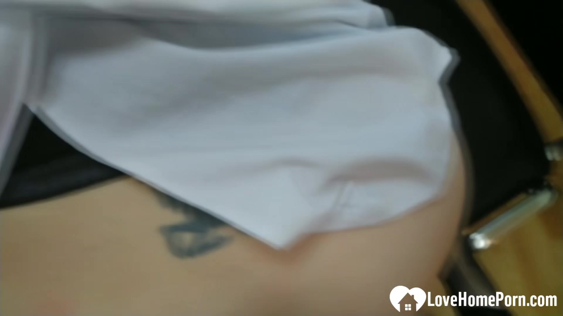 BBW gets pounded hard by a tattooed lad