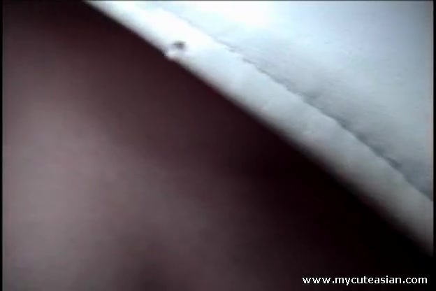 Lovely Asian teen 18+ gets finger fucked outdoors