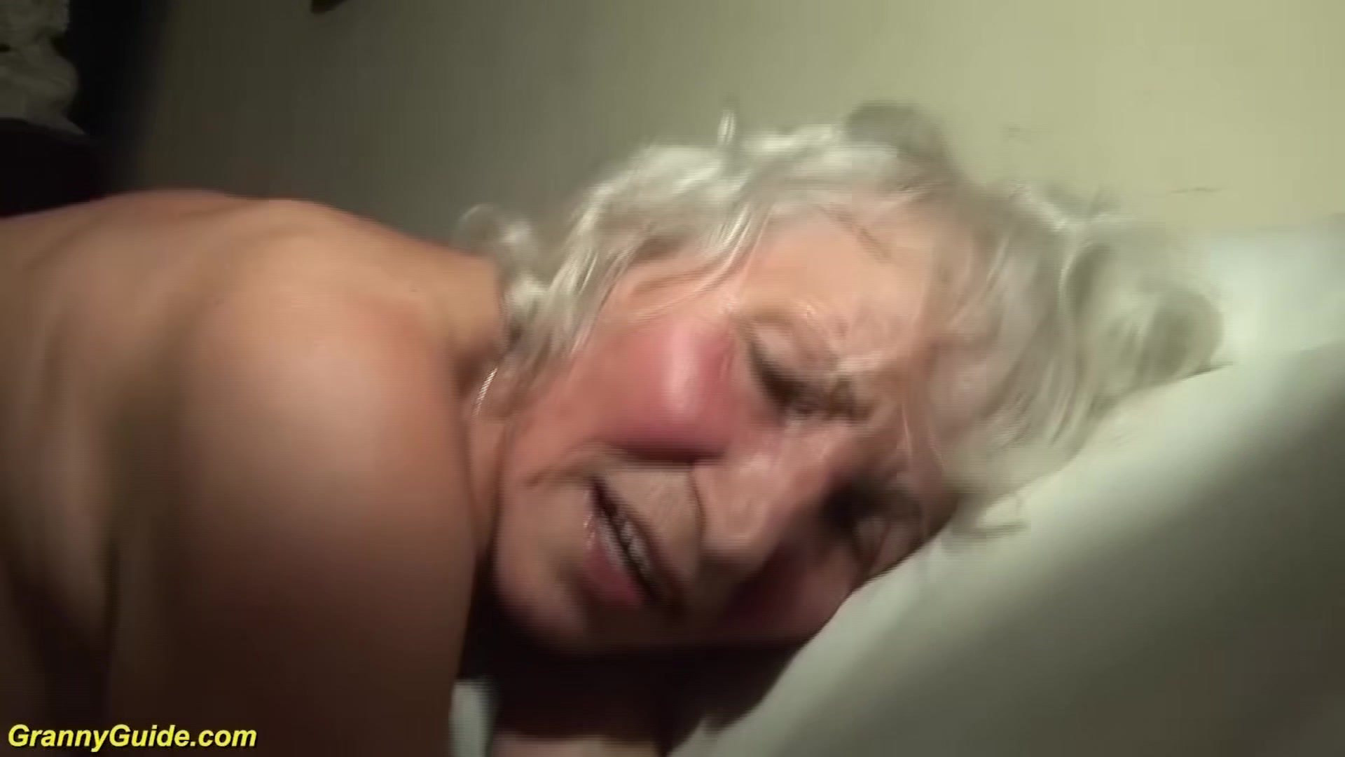 77 years old rough fucked
