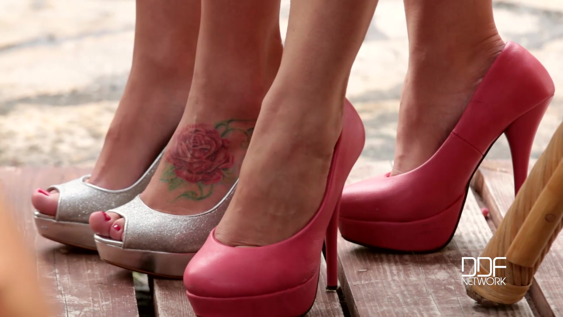 These Feet Are Made For Fucking: Hot College Babes Enjoy Toe Sucking - PornWorld