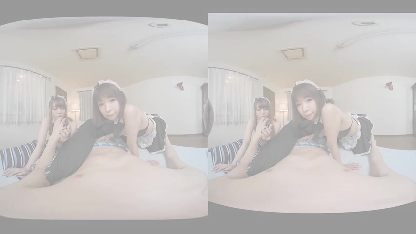 Non Suzumiya, Chisato Takayama [VR] Who is the best maid? : Shaved maids who want to be master's best favorite - Caribbeancom