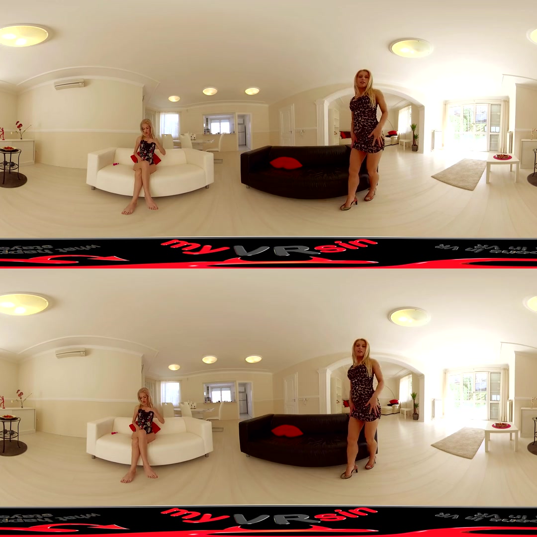 Nikky Thorne & Monique Woods in Lesbian Masturbation Contesn Round One - myVRsin