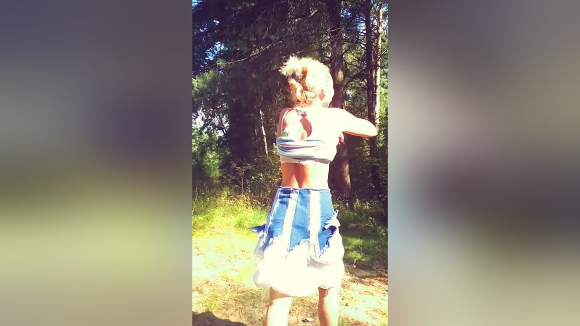 Sexy Underwear And Clothes Go Off Outdoors - Ladyfoxxx