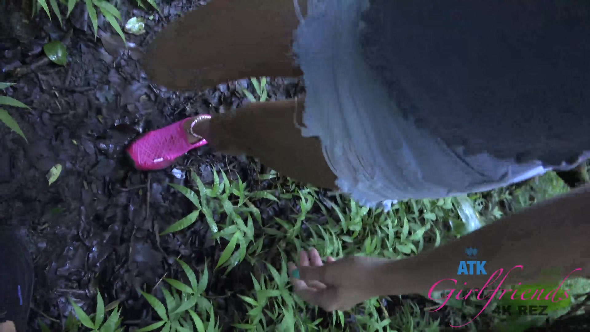 You Take Vina On The Hike To The Falls And On The Way She Has To Pee. You Enjoy The Little Show And Get Turned On.