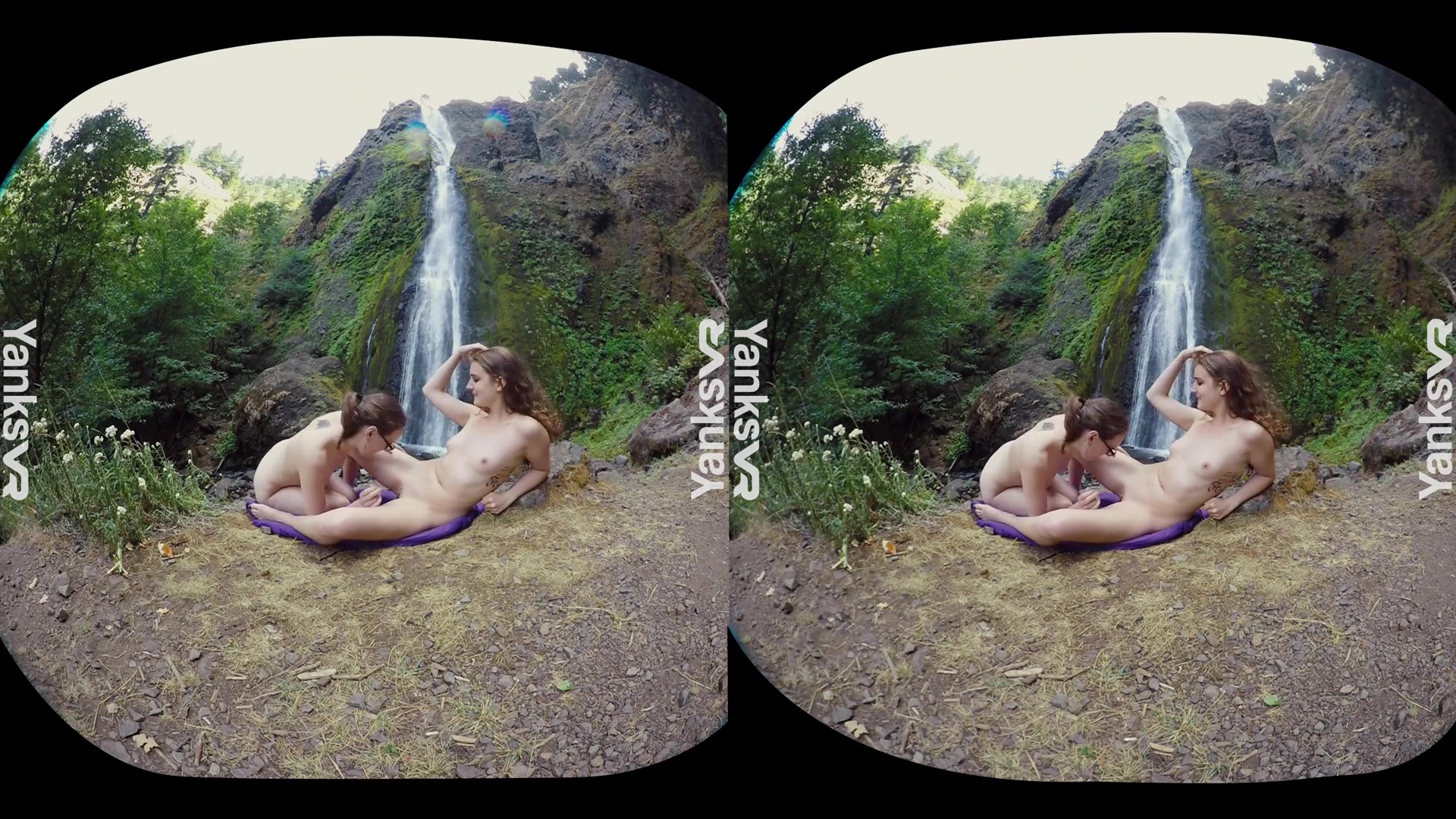 Endza Ash & Sierra Cirque in Endza & Sierra Lesbian Camping & Cumming - YanksVR
