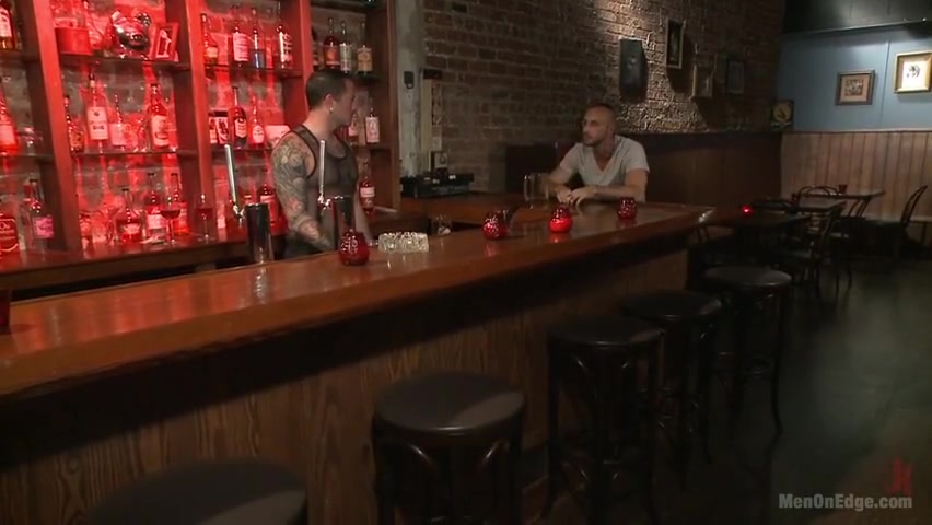 Max Cameron And Jessie Colter - Creepy Bartender Punished By Edging