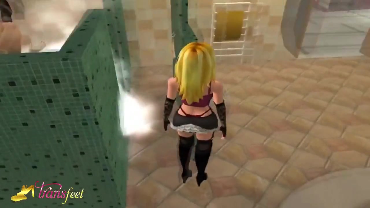 Tranny Irene Aoki After Playing Game Is Ready For A Good Jerking Off