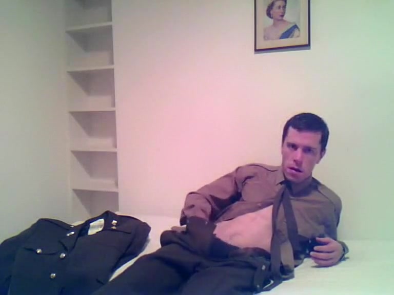 Military man homemade masturbation video