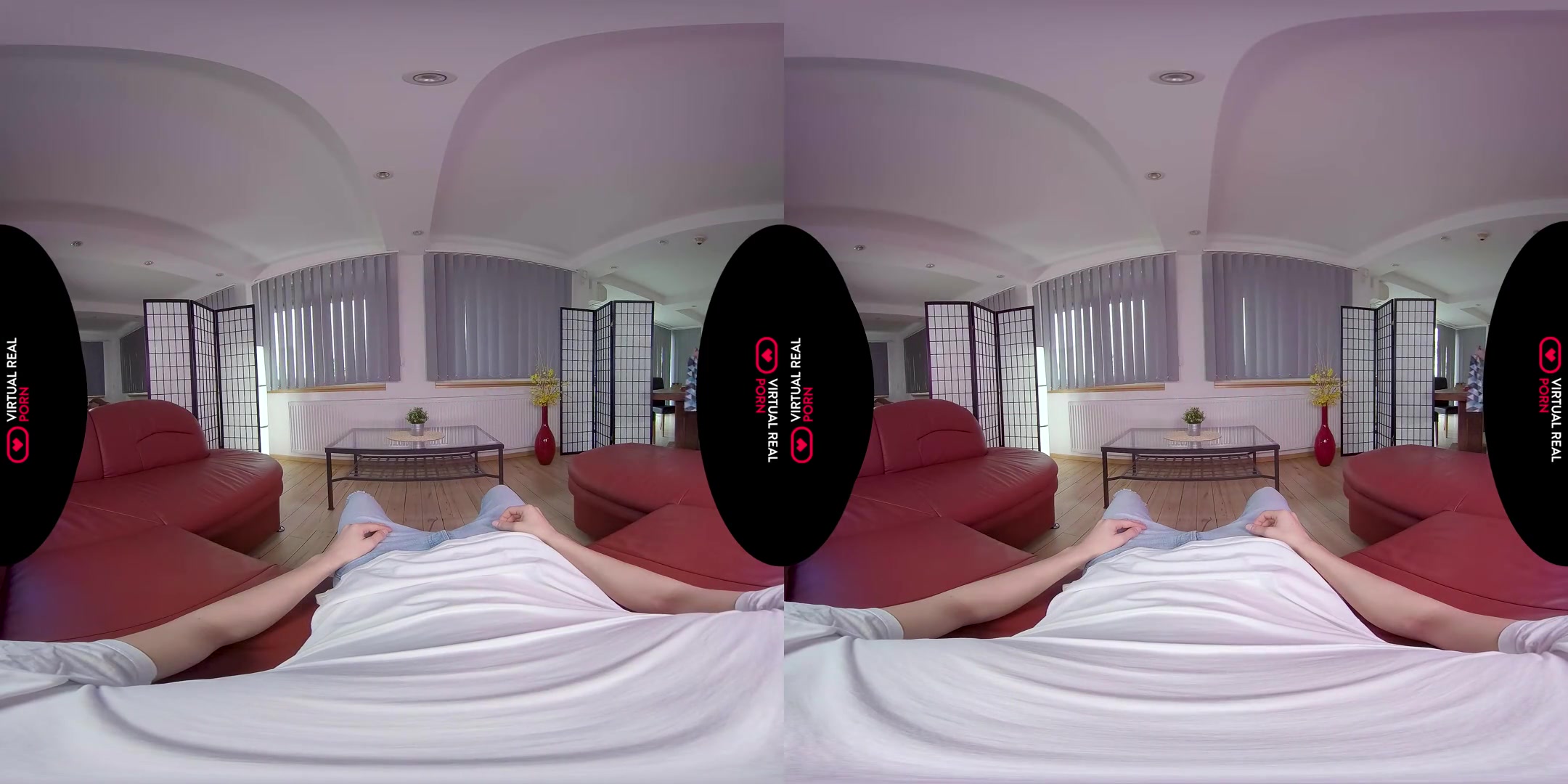 My New Lingerie - Virtual Girlfriend in Sexy Black Lingerie Gives you a Blowjob Before she Fucks You