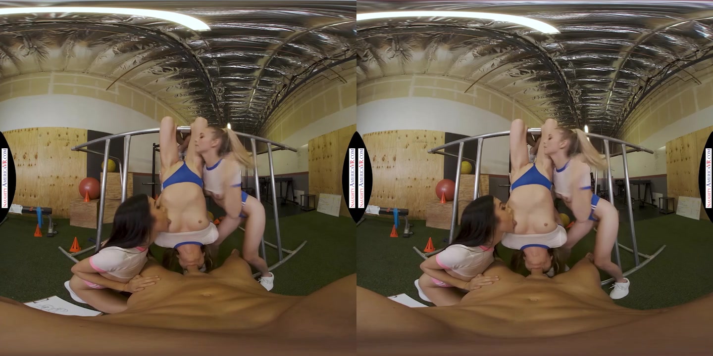 Aiden Ashley, Jazmin Luv, And Lily Larimar Surprise Their Personal Trainer With Their 3 Wet Pussies