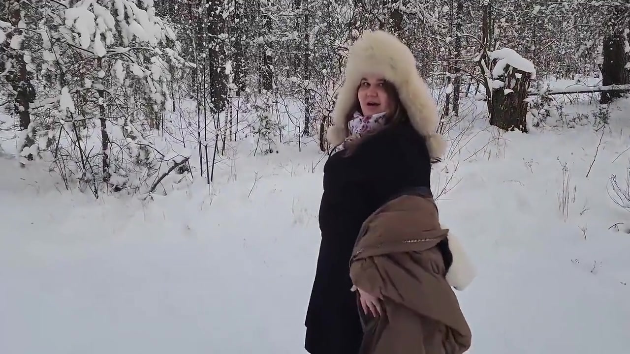 Hard Sex And Creampie In The Woods With Young Chubby Beauty