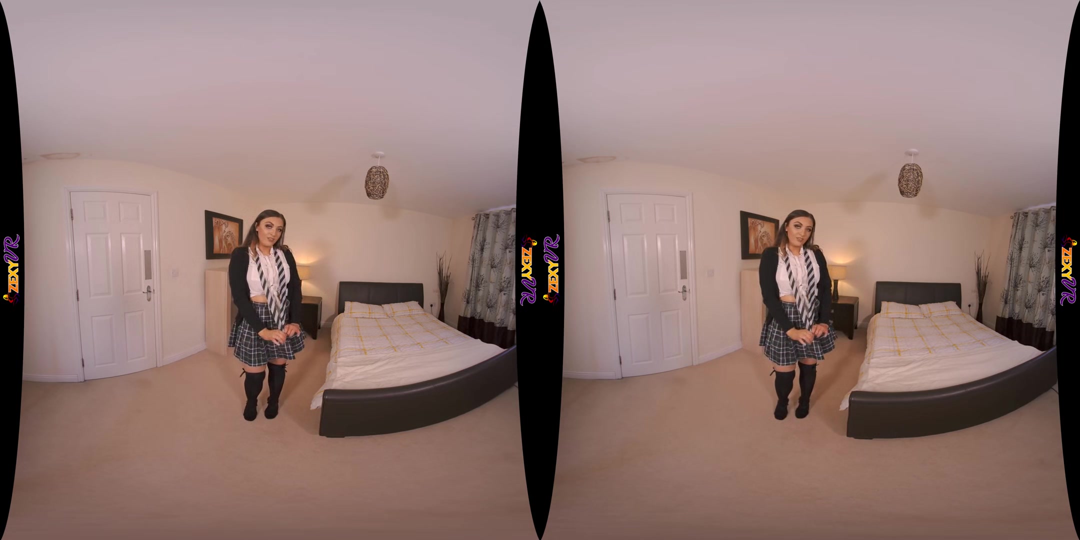 College Cutie - Sexy Coed Striptease - ZexyVR - SexLikeReal