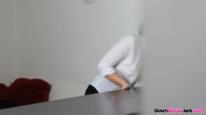 Candi Blows in Clean Up Your WANK - DownblouseJerk