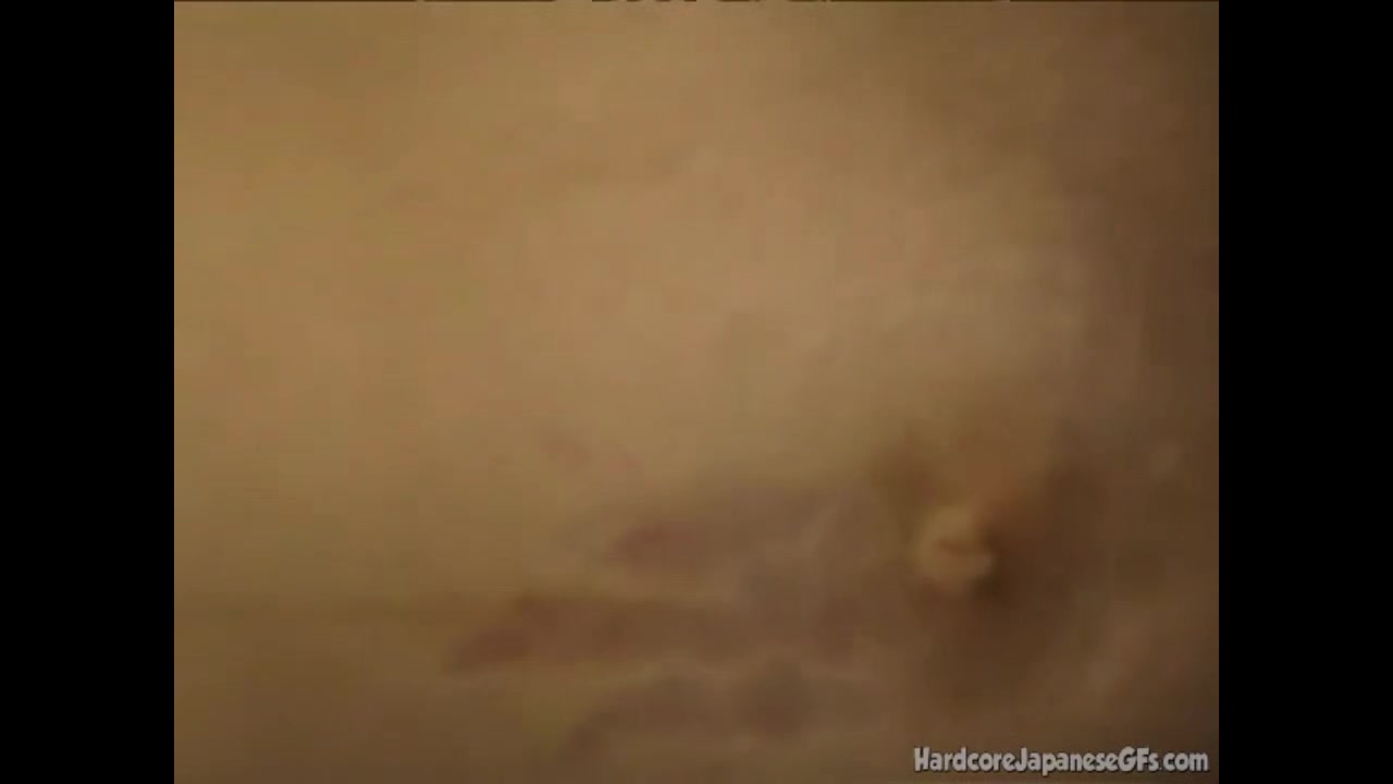 Japanese Preggy showing her hairy pussy Fucking Side