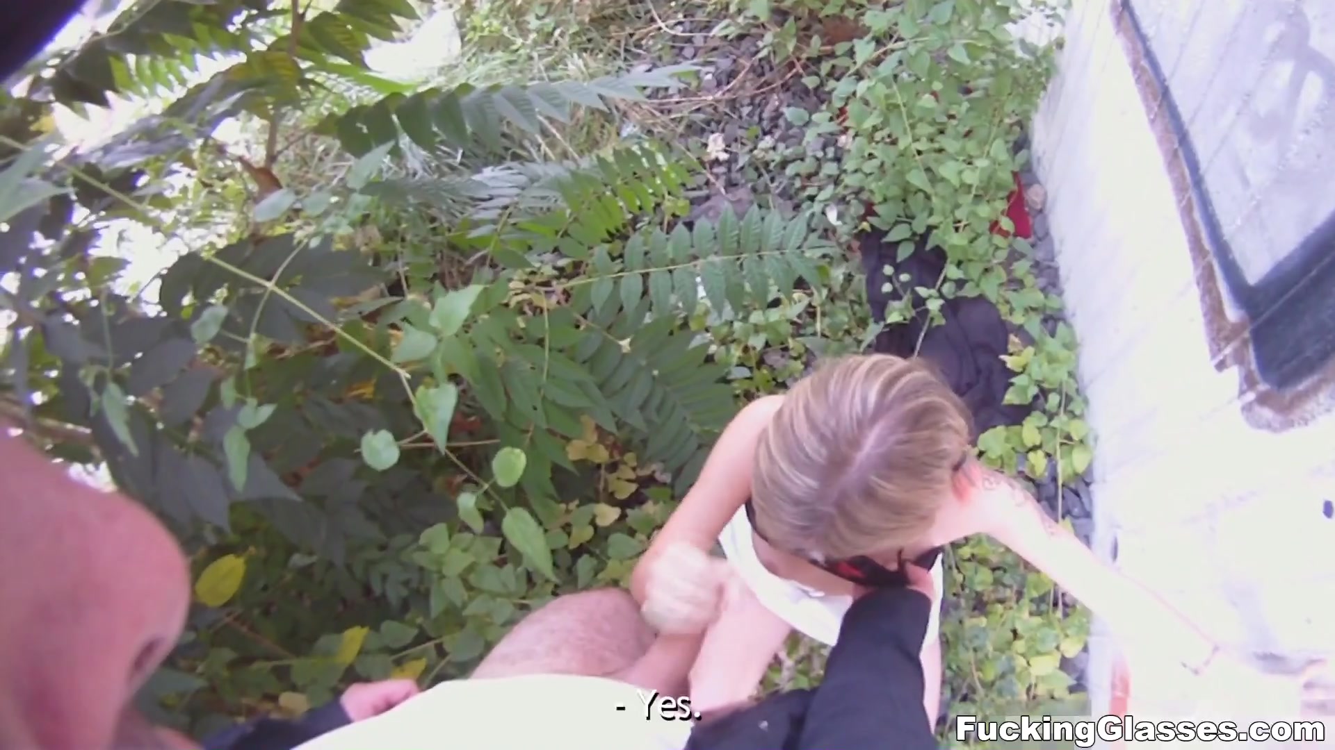 Fucking Glasses - Fucked for cash before a date