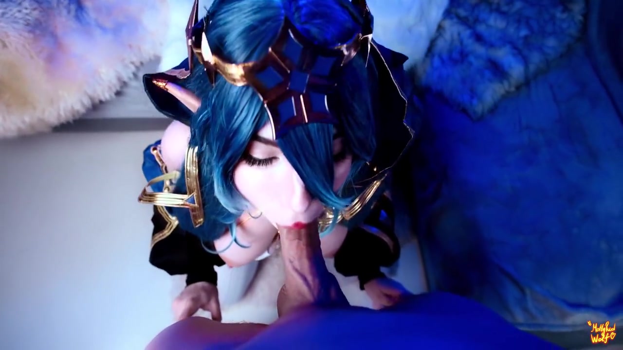 Molly Redwolf - Genshin Impact. Layla Swallows A Big Cock Down Her Throat