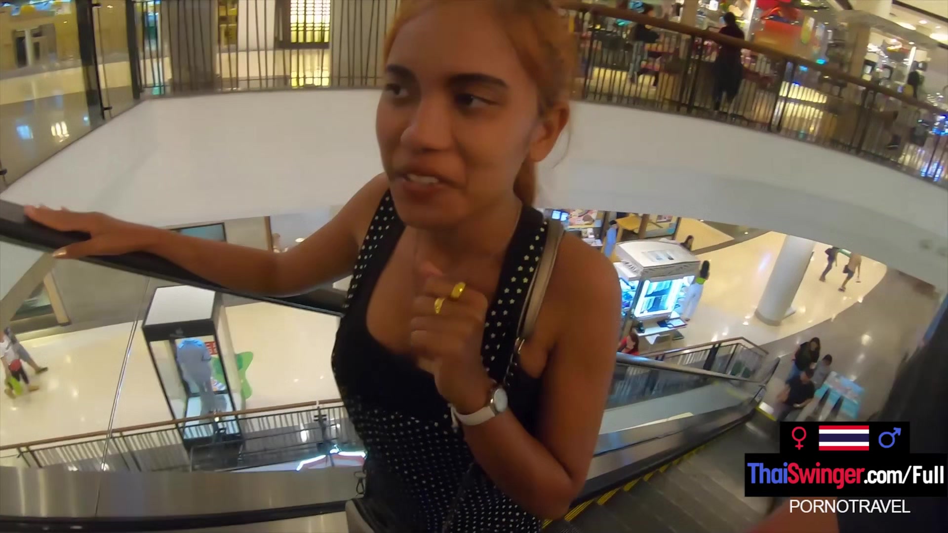 Amateur Thai teen 18+ sucks off her big dick boyfriend after a game of bowling