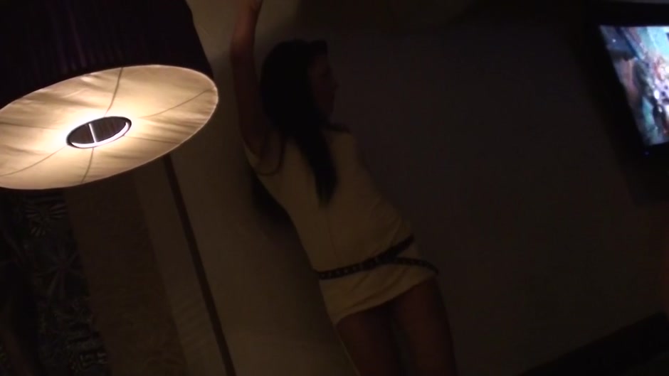 Bella Margo in after stripping a guy got his amateur dick sucked