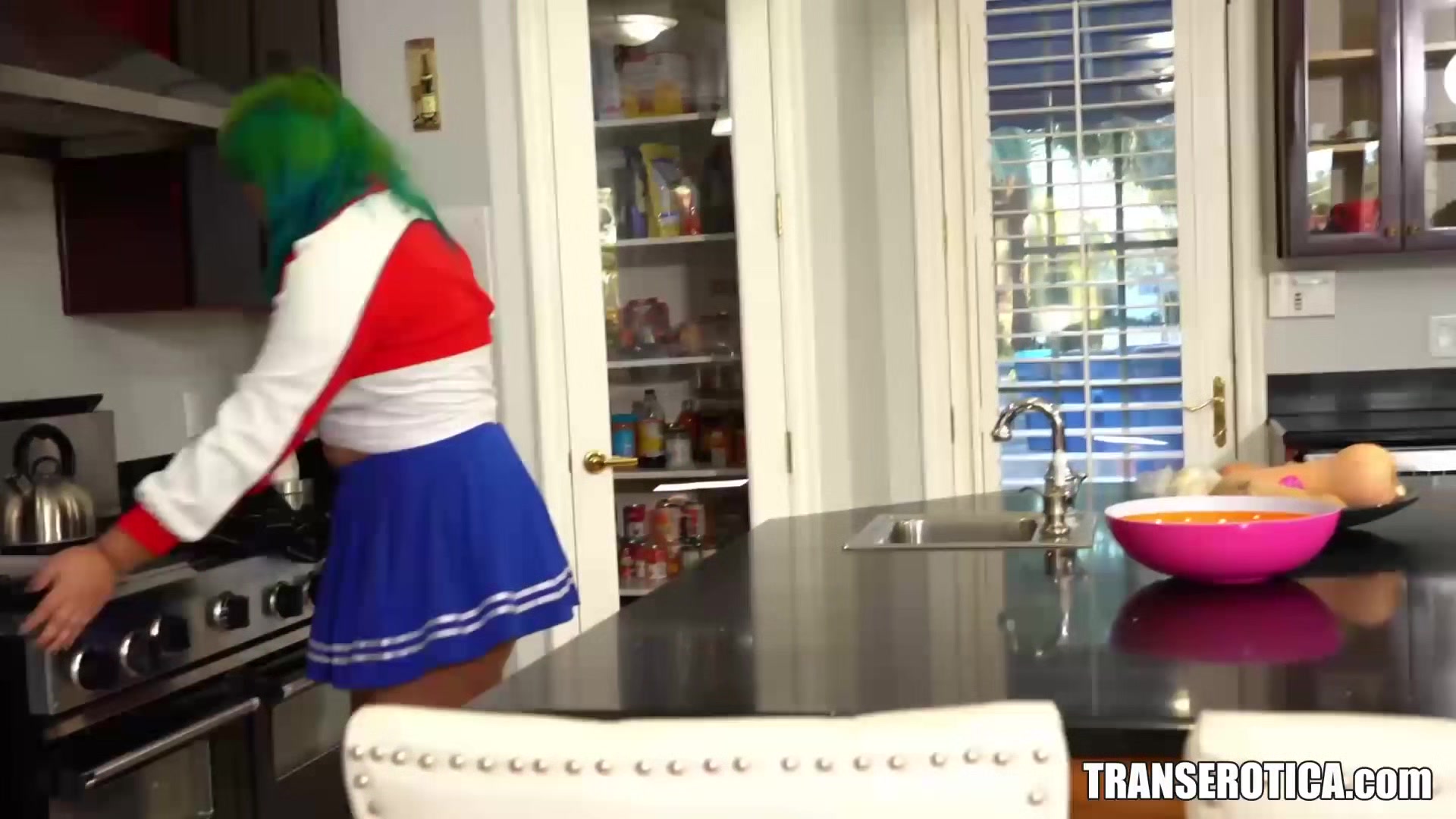TRANSEROTICA TGirl Genesis Green Receives Big Cock As Reward