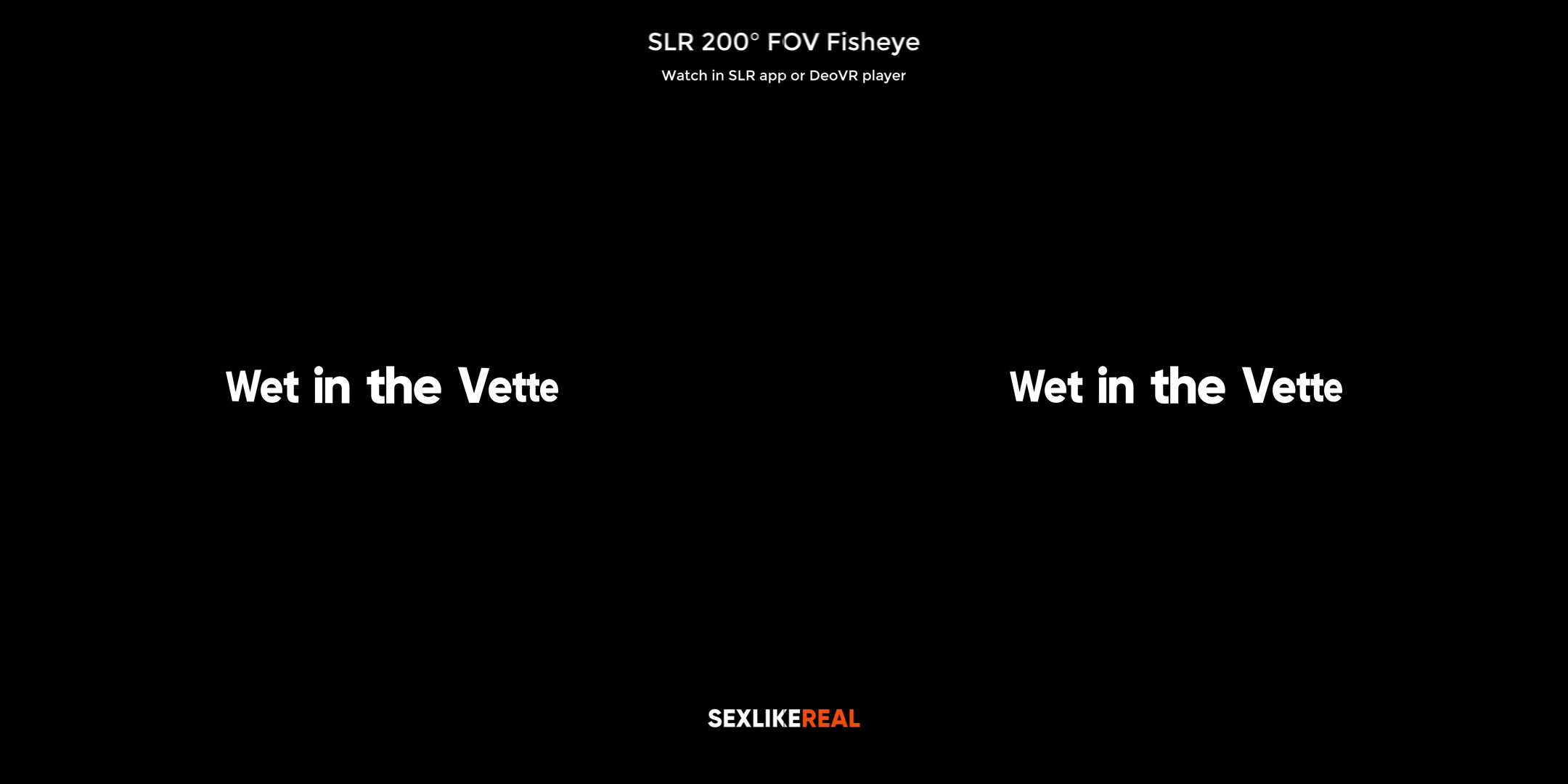 Wet In The Vette - SLROriginals