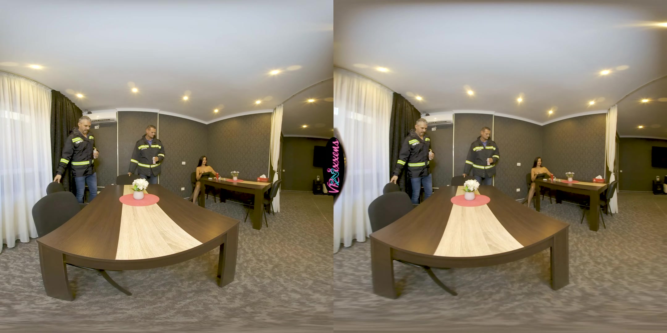 Milf On Fire & Two Firemen - VRixxens