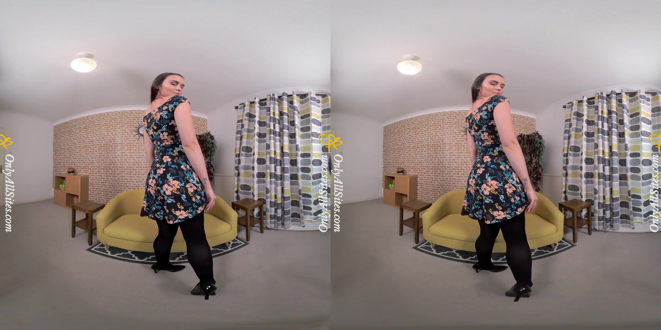 Kelly Hathaway - Tight Tights - Solo Model Striptease Nylons