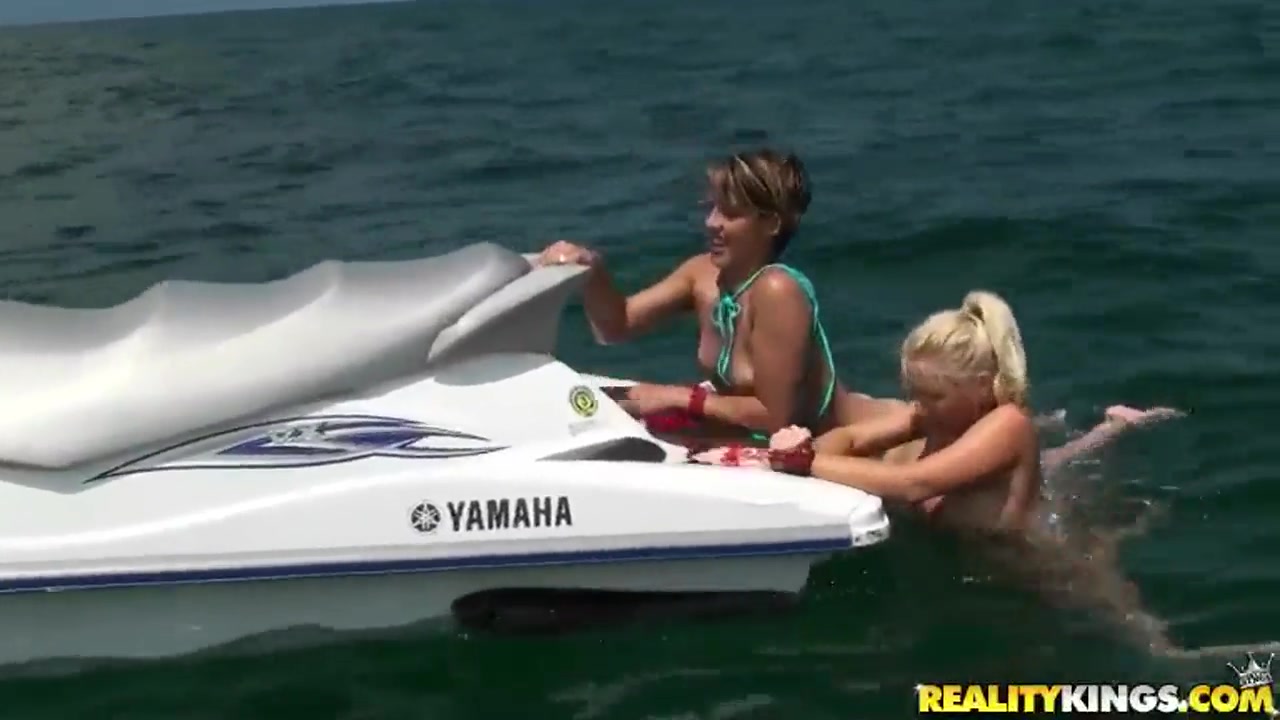 Lesbian dirty adventures at the beach and in the shower