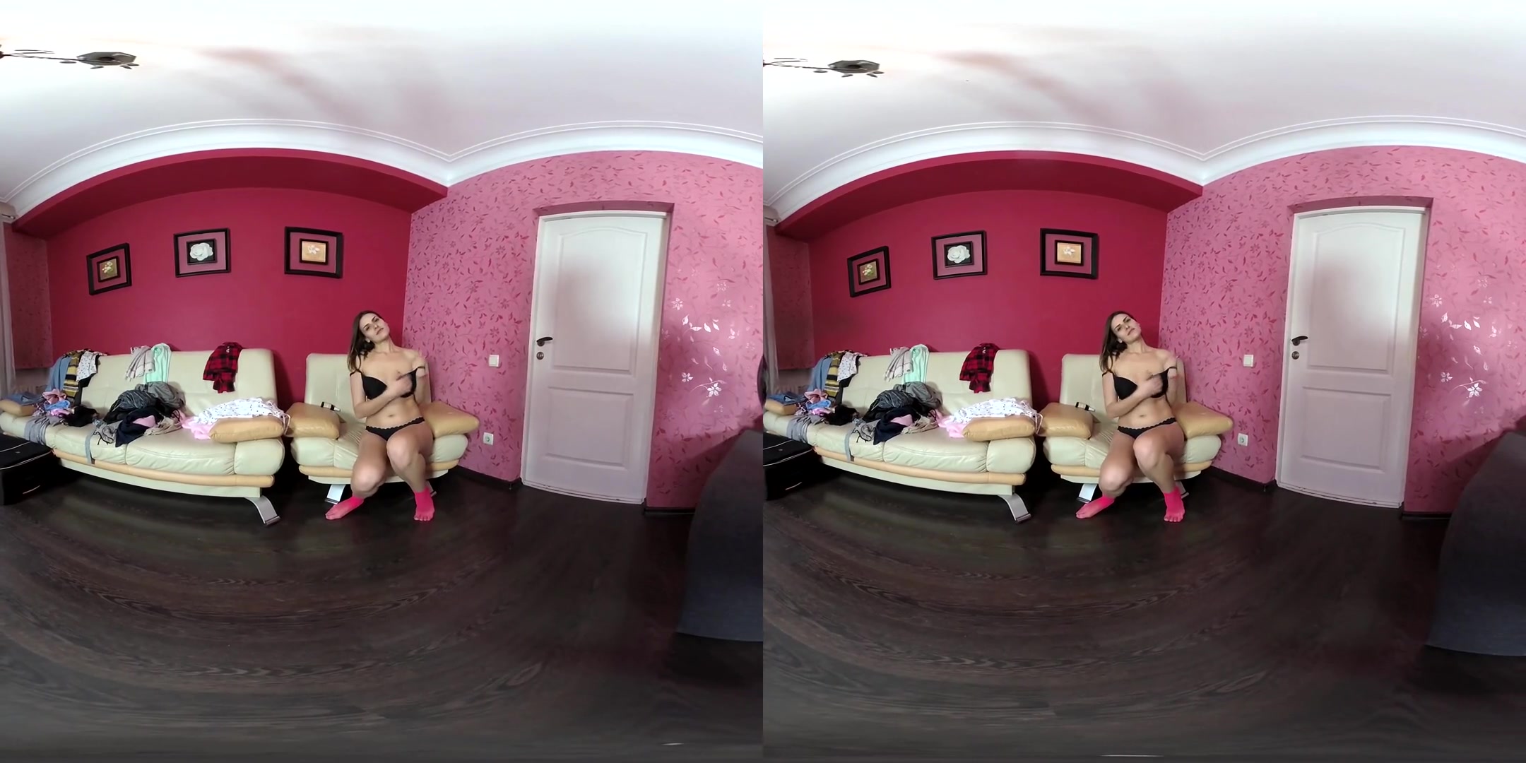 Adriana Masturbates in Red Room - SexLikeReal