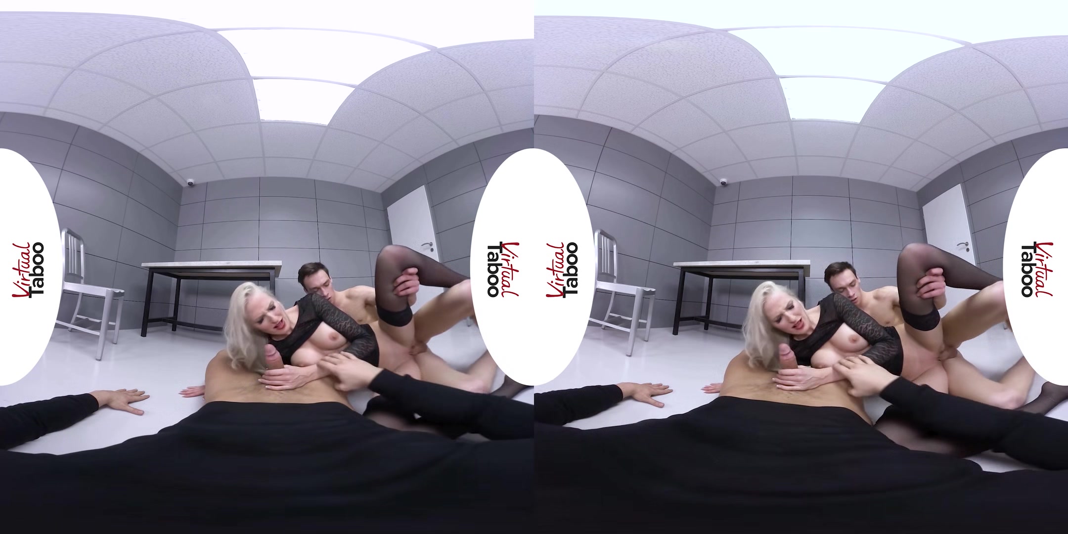 Mavie Pearl VR Porn: Arrested Mom Fucks For Freedom - VirtualTaboo