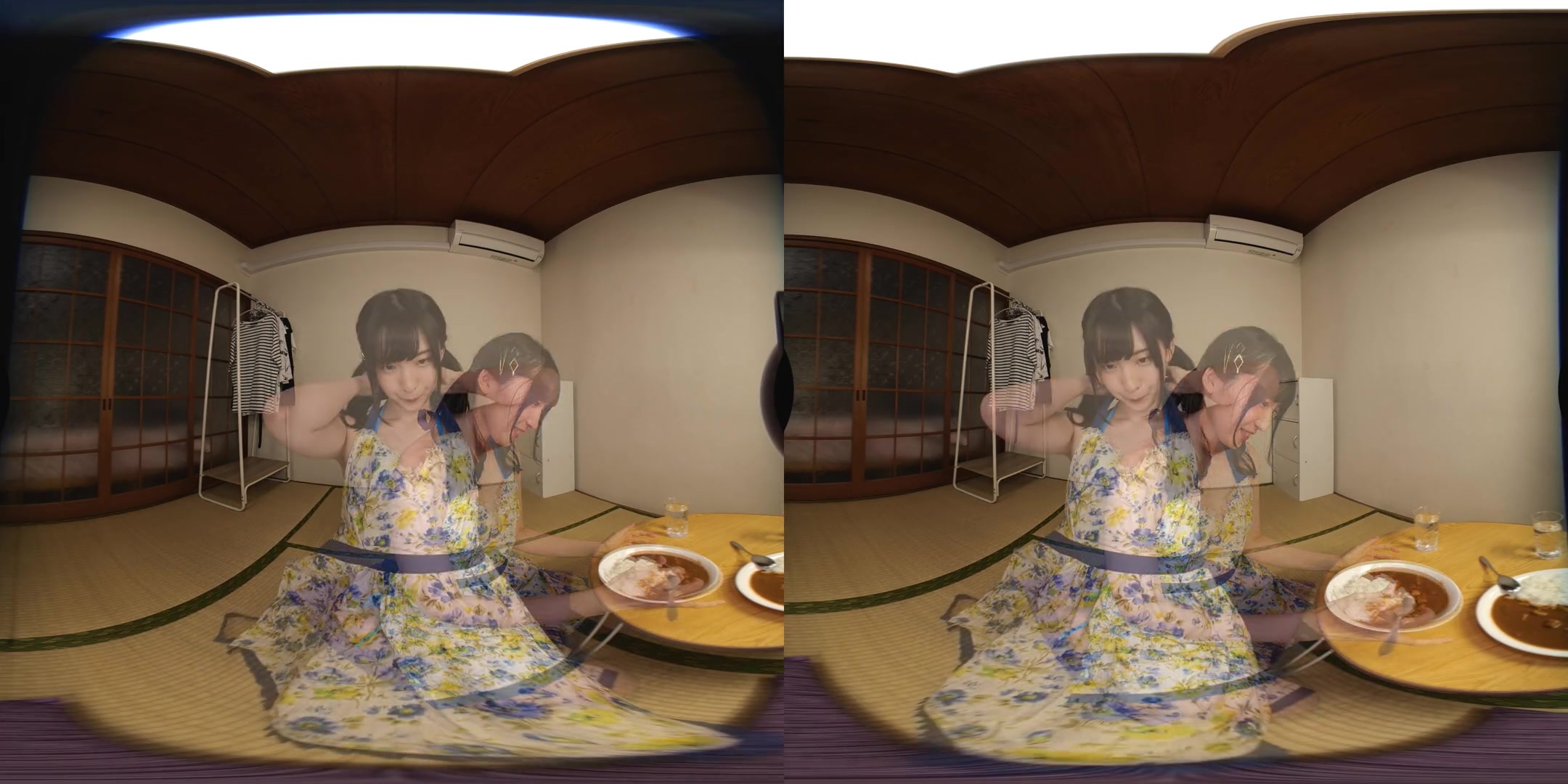 Apartment Days! Nazuna Chitose Act 2; Simply Gorgeous JAV Idol Softcore Non-Nude VR Teasing