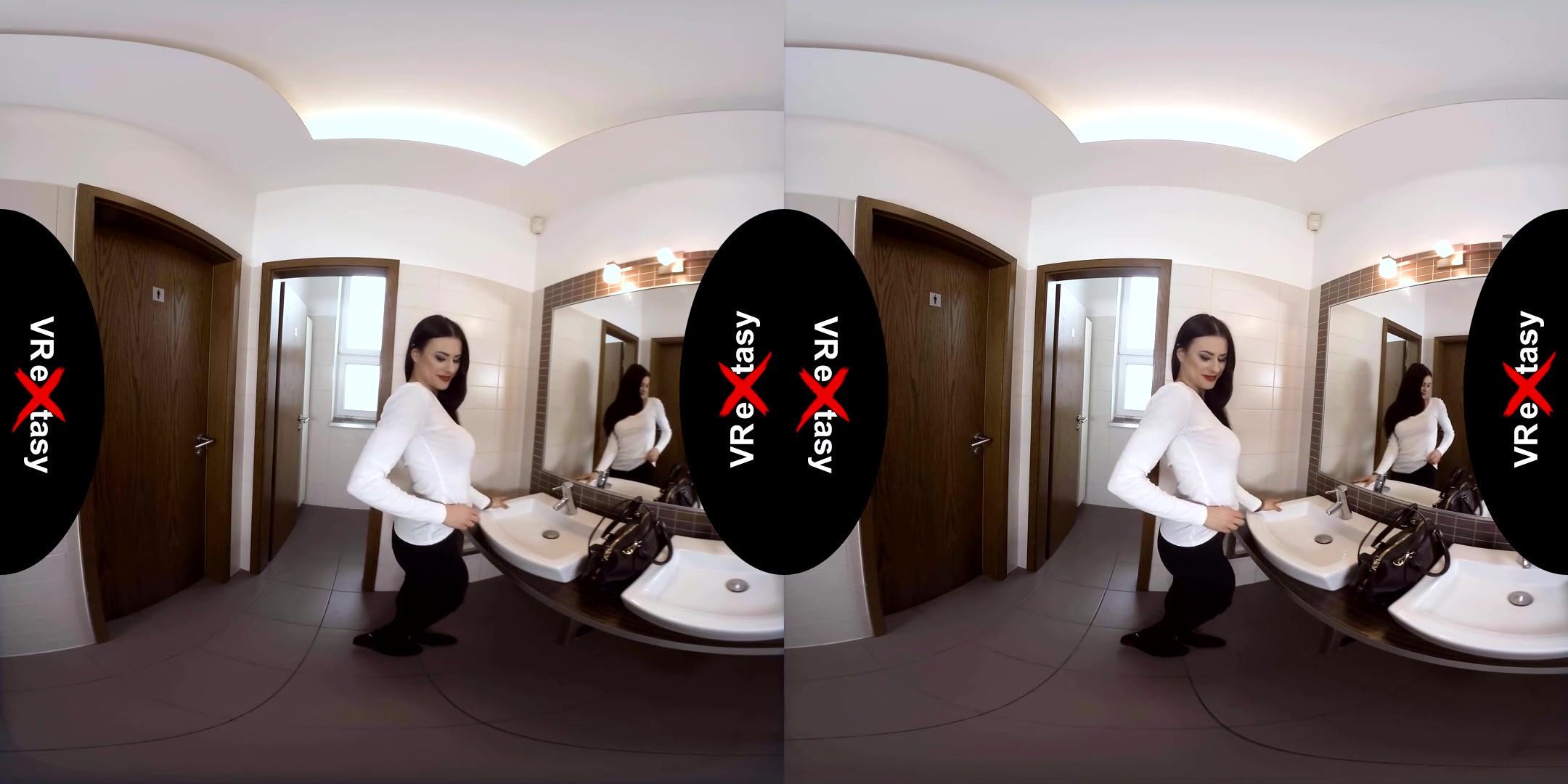 Billie Star - Random Meeting in the Toilet - Big Tits Bathroom Sex