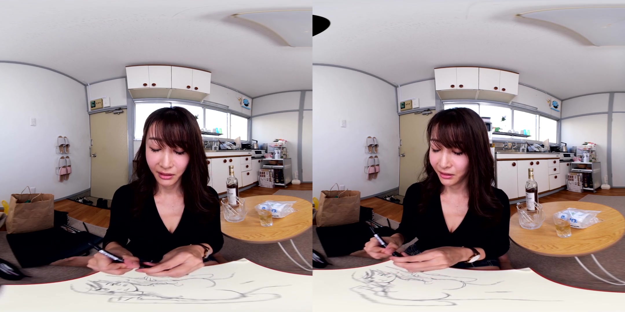 Apartment Days! Kei Tsukishima, Act 1 - Asian Lingerie Striptease