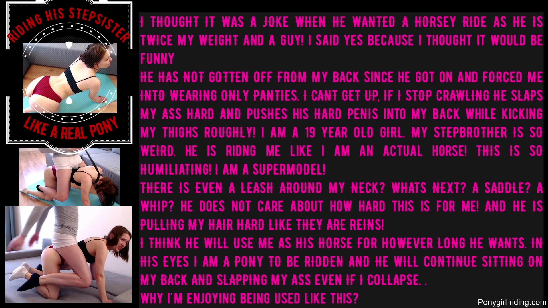 Using My Step Sister As My Personal Pony - Sex Movies Featuring Edward Black