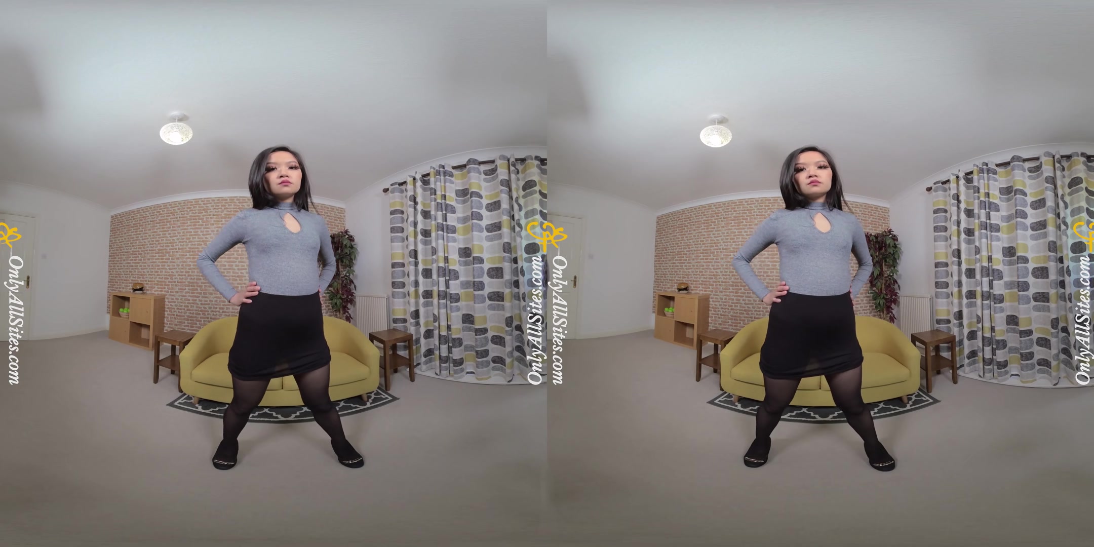 Louisa Lu - Sexy Pantyhose - OnlyTease