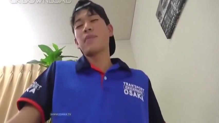 A Yummy Japanese Delivery Guy Is Poked By His Client