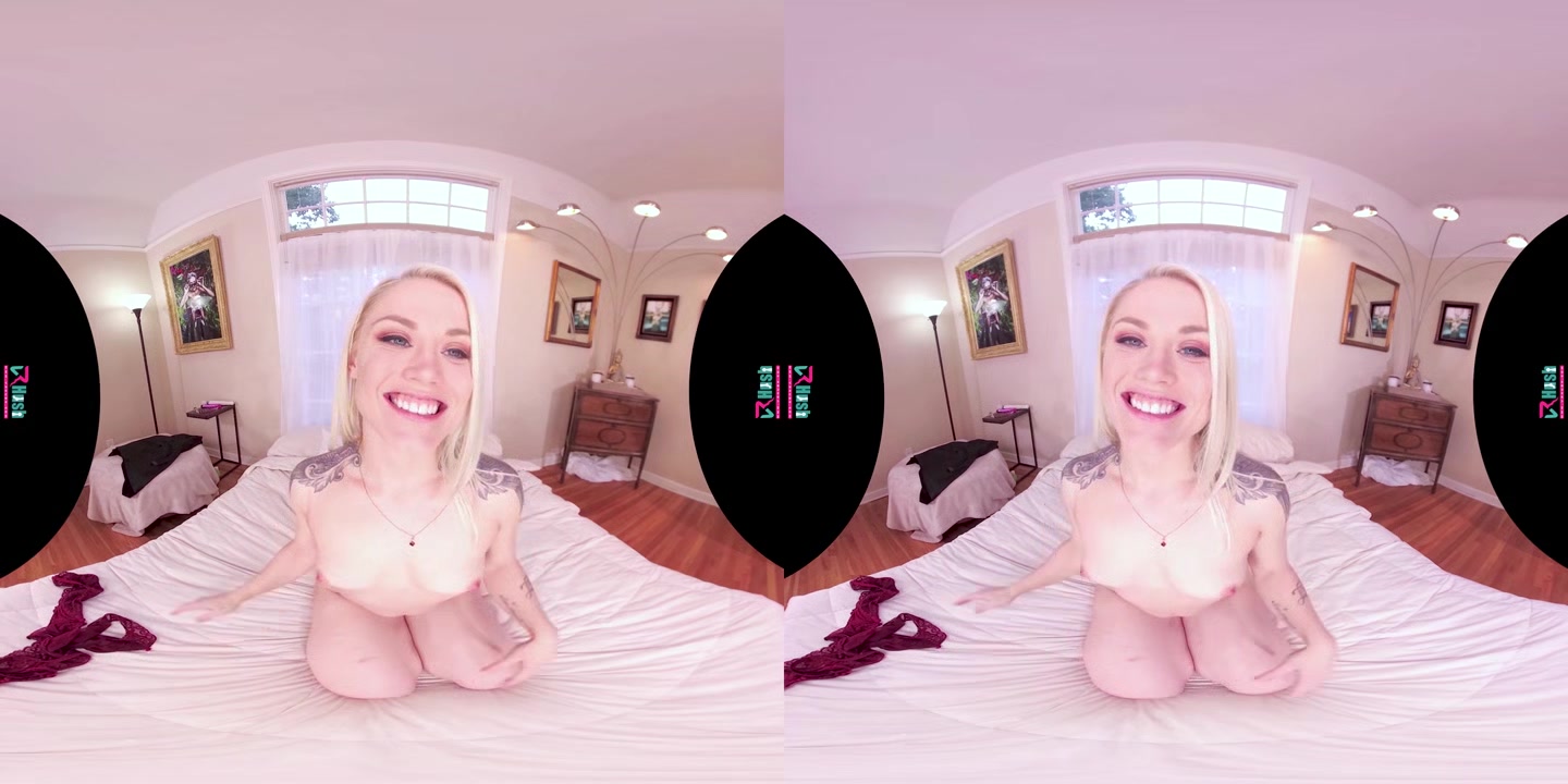 VRHUSH Ash Hollywood masturbates in POV VR