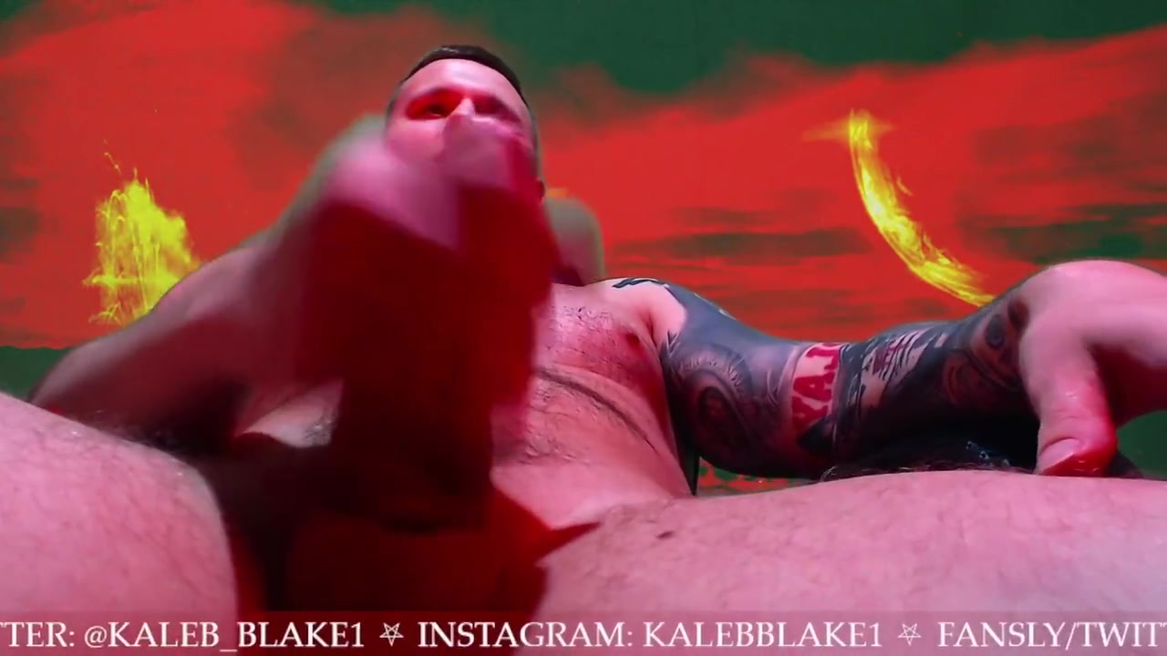 Master Kaleb Blake1 Jerking Off His Cock On