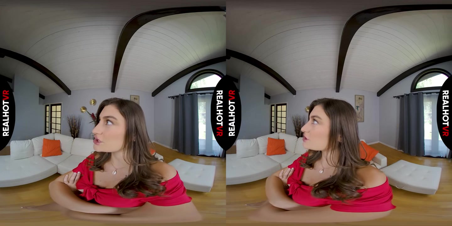 Teen Stepsister Sneaks Inexperienced Stepbro Into Her Bedroom & Teaches Him How To Fuck! - RealHotVR