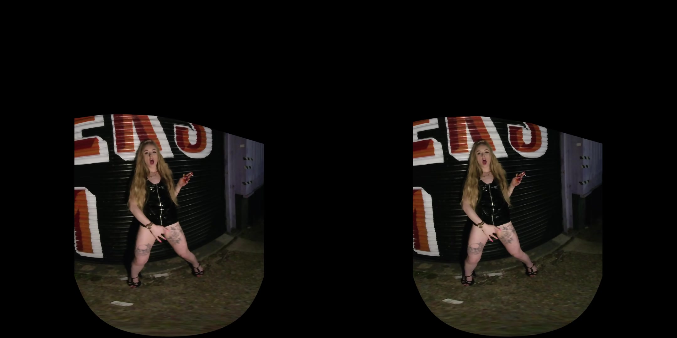 Baby Kitten, Outside The Sex Club! - VRSmokers