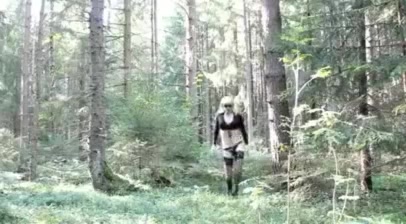 Shemale lola in the forest