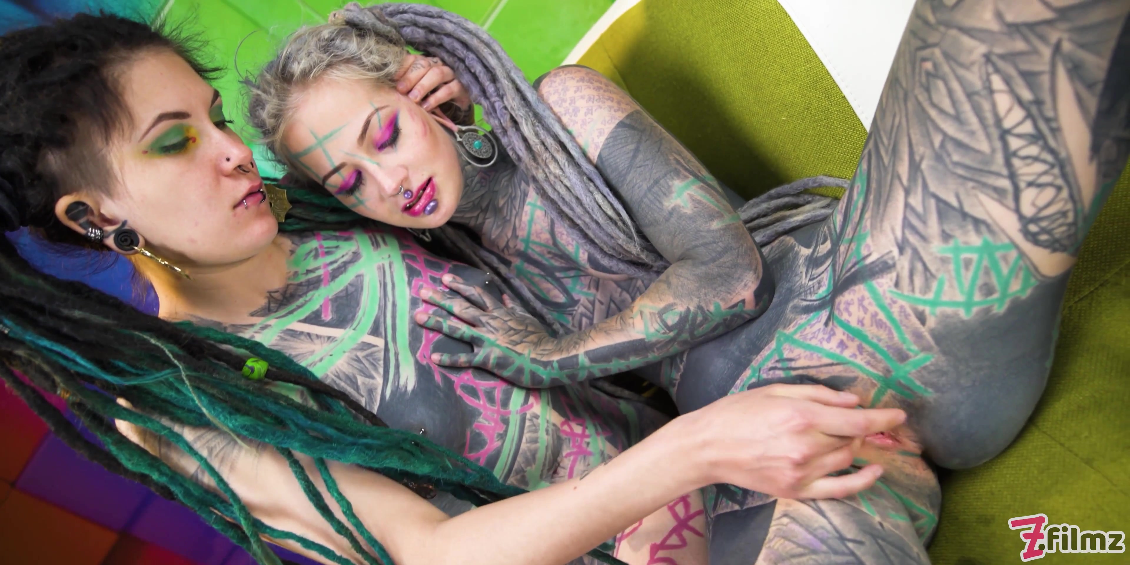 Alternative teen 18+ Threesome With Anal Gapes And Facial Cumshot - Atm, Gapes