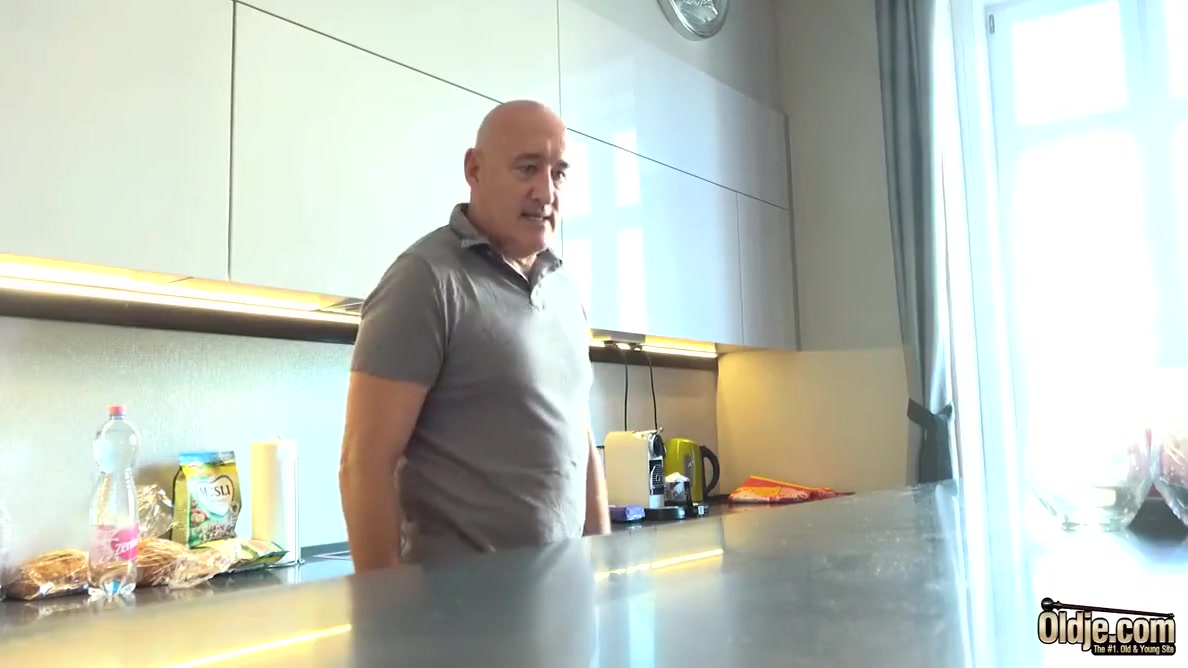 Busty teen 18+ Gets Hard Pussy Fucked By Horny Grandpa