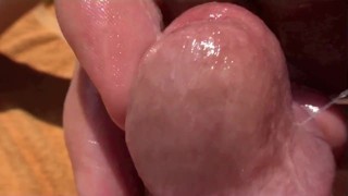 Beautiful head massage close-up
