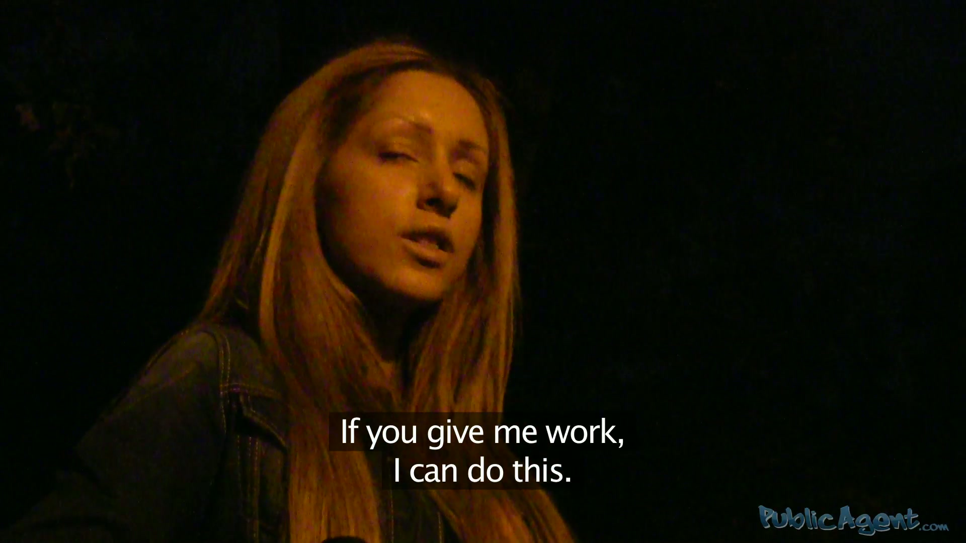 PublicAgent Movie Scene. Melanie