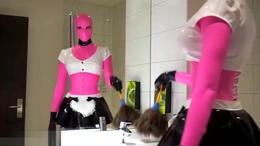Latex Model Boy - Hotel Maid 1