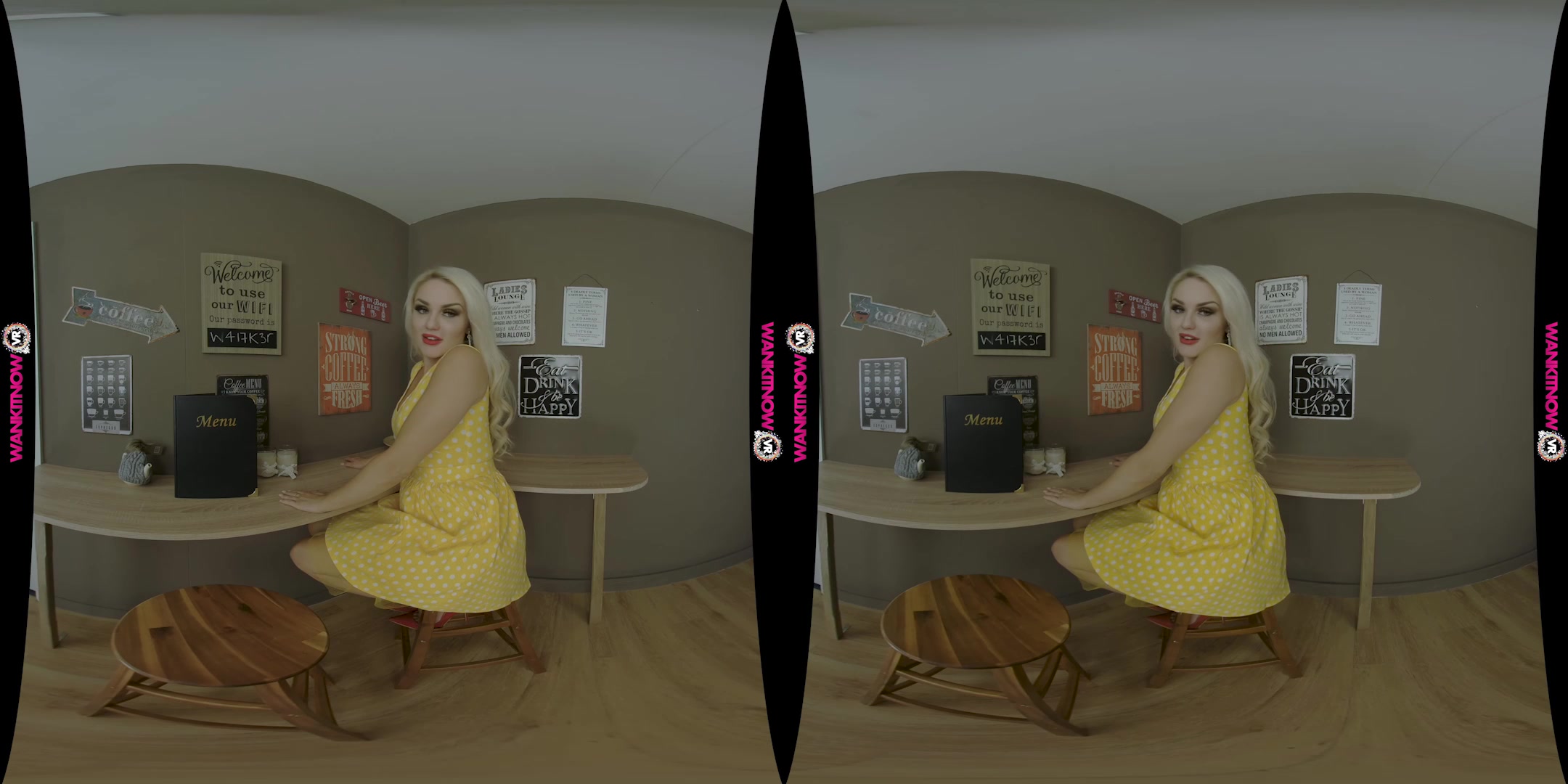 Cum For Coffee featuring Ashley Jay - WankitNowVR